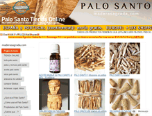 Tablet Screenshot of maderasagrada.com